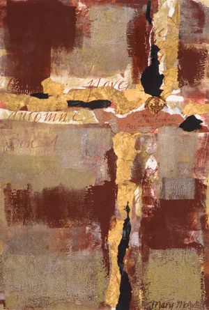 Umber and Gold Collage